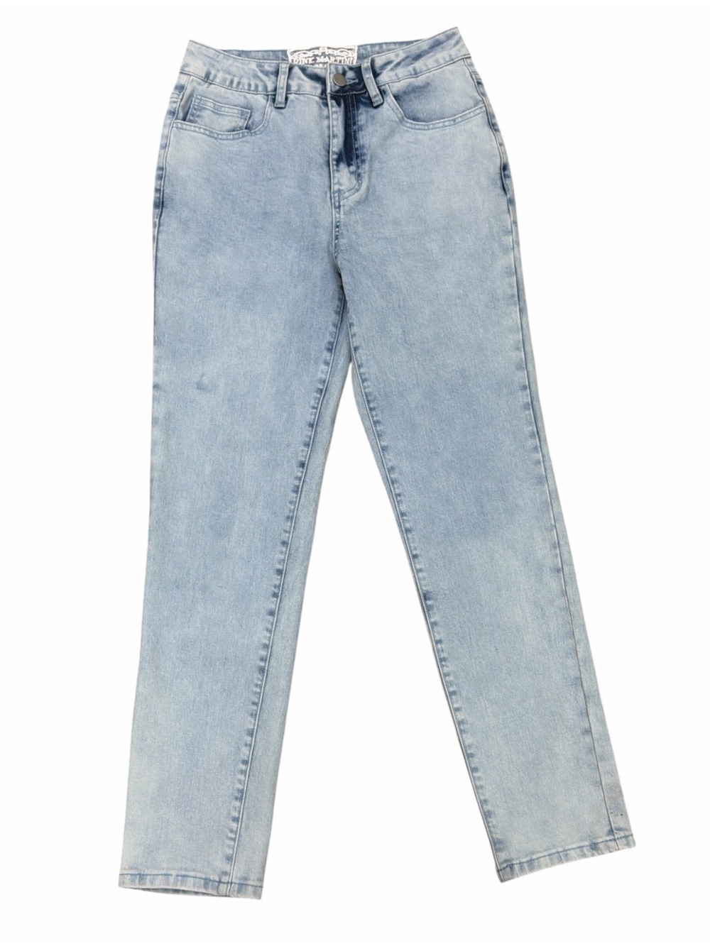 Pink Martini Light Wash Women's Jeans - Classic Straight Leg